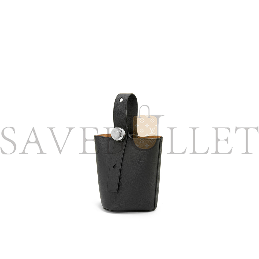 l*ew* mini pebble bucket bag in soft grained calfskin aanbbbmx02 (19.5*16*16cm)